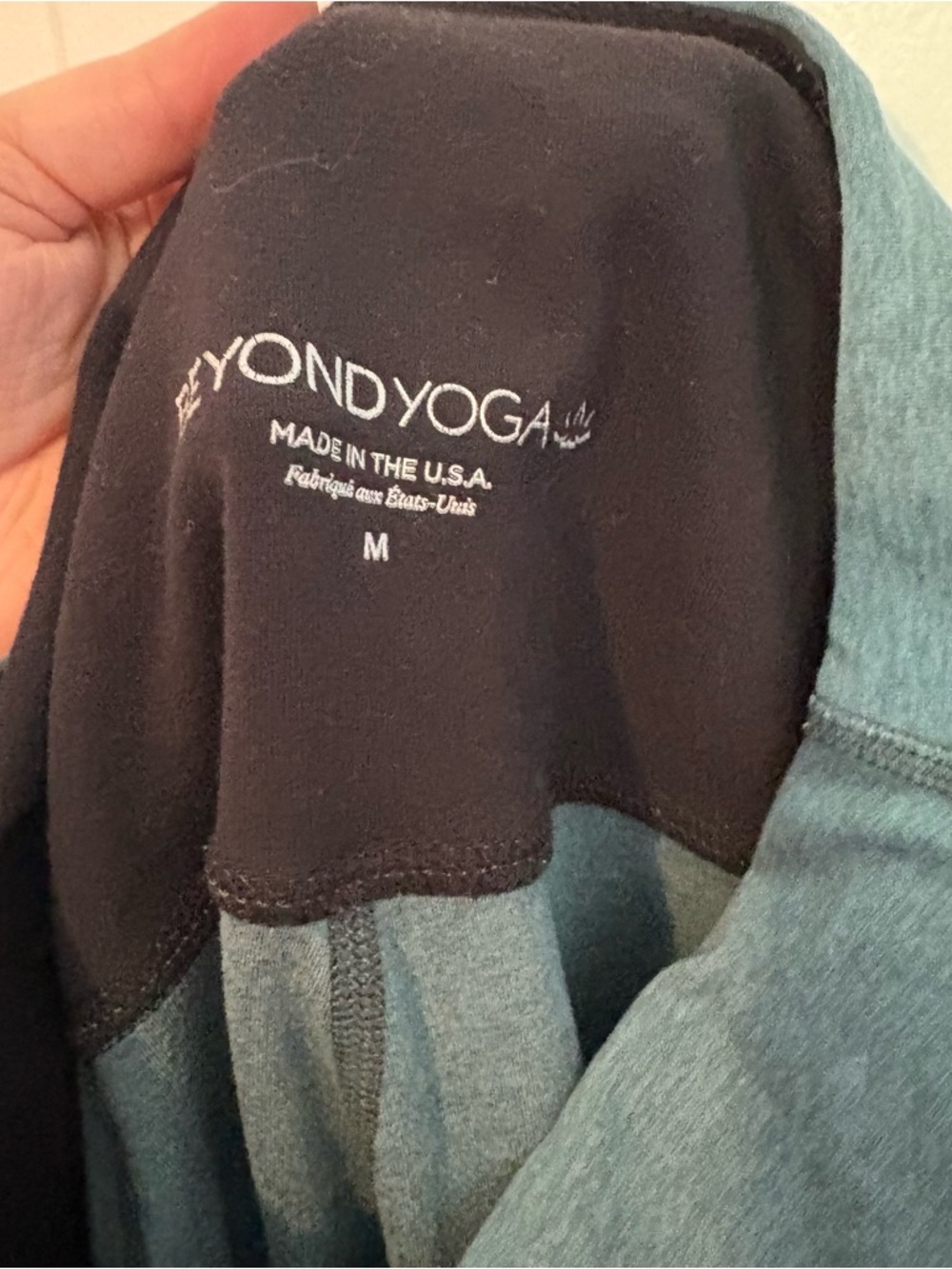 Beyond Yoga Spacedye Out Of Pocket High Waisted Midi Legging Storm Heather- M - Picture 7 of 7